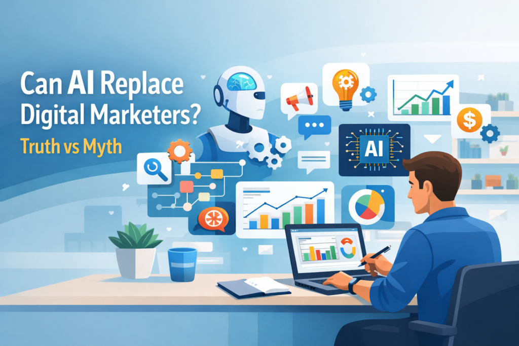 Can AI Replace Digital Marketers? Truth vs Myth