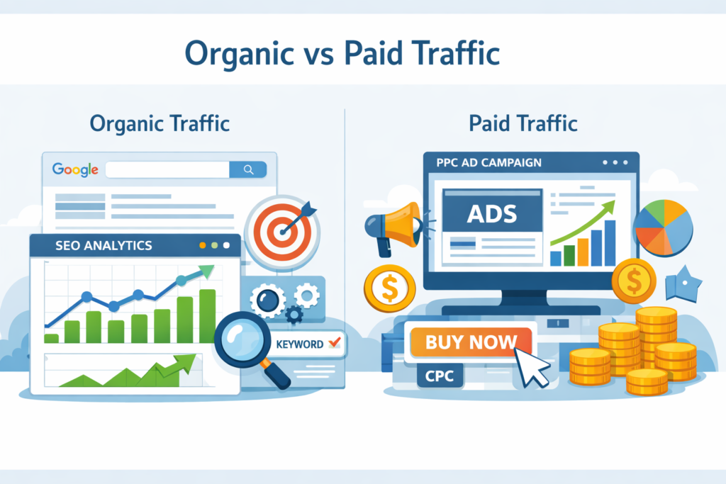 Understanding Website Traffic: Organic vs Paid Traffic