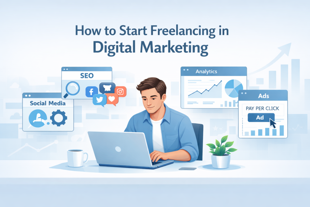 How to Start Freelancing in Digital Marketing (Step-by-Step Guide)