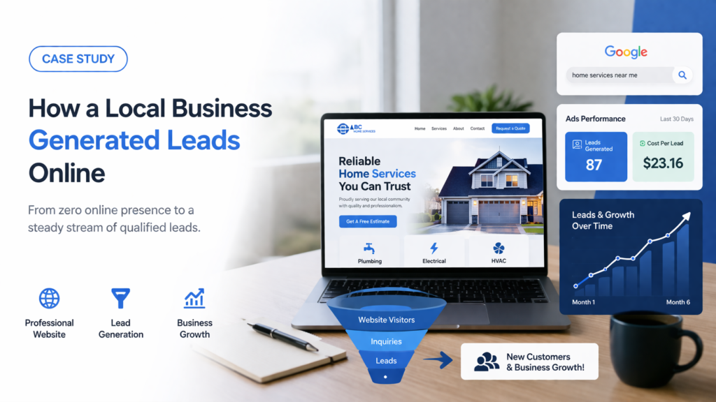 Case Study: How a Local Business Generated Leads Online
