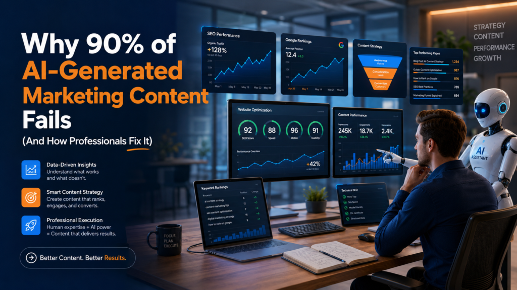 Why 90% of AI-Generated Marketing Content Fails (And How Professionals Fix It)